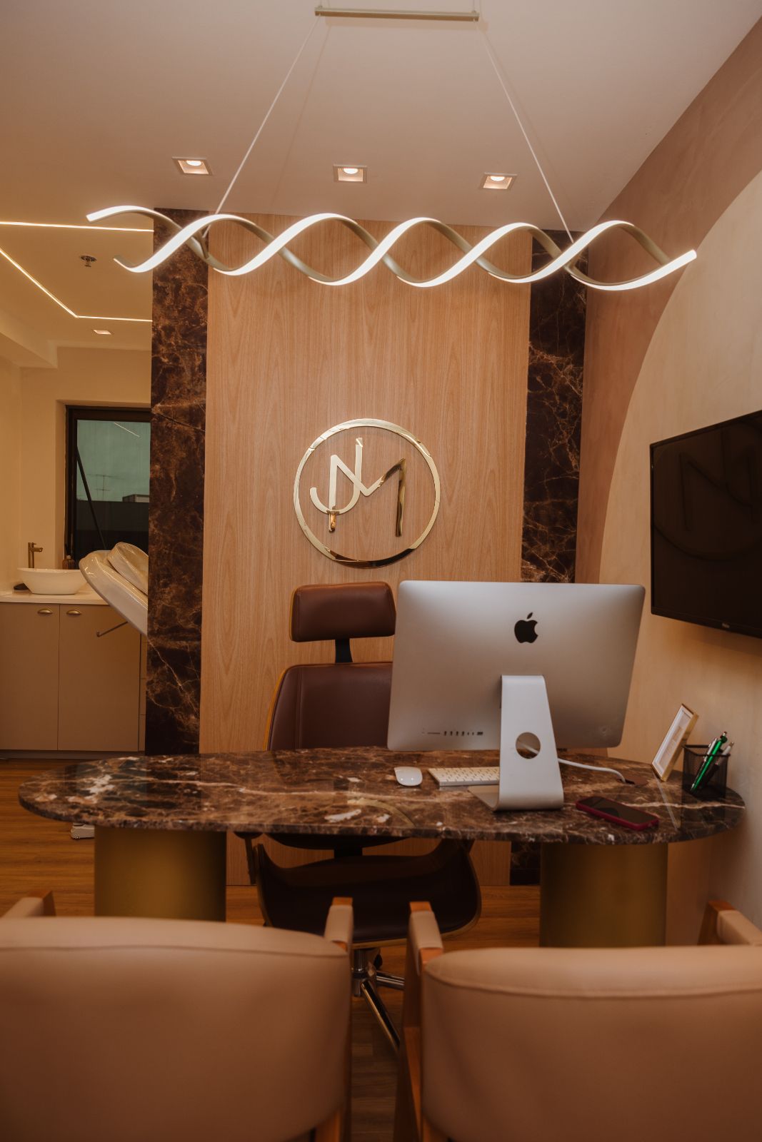Sala de atendimento da JM Clinic